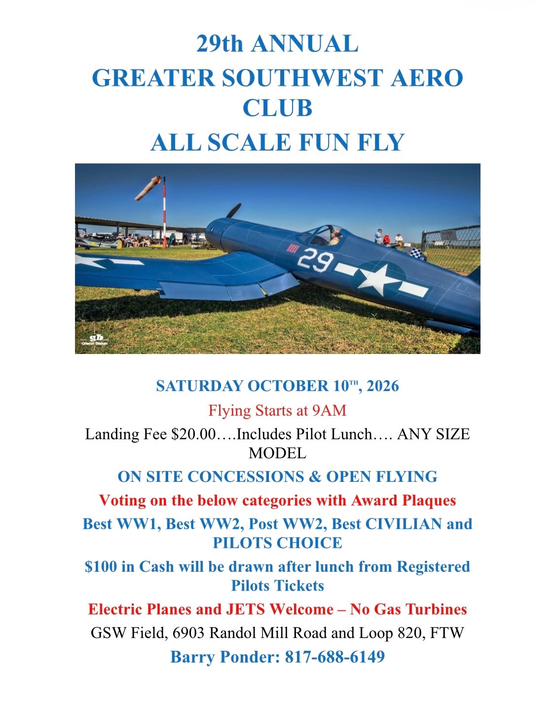 Greater Southwest Aero Modelers All Scale Fun Fly Greater Southwest Aero Modelers All Scale Fun Fly